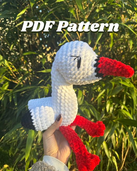 Pattern cigogne
