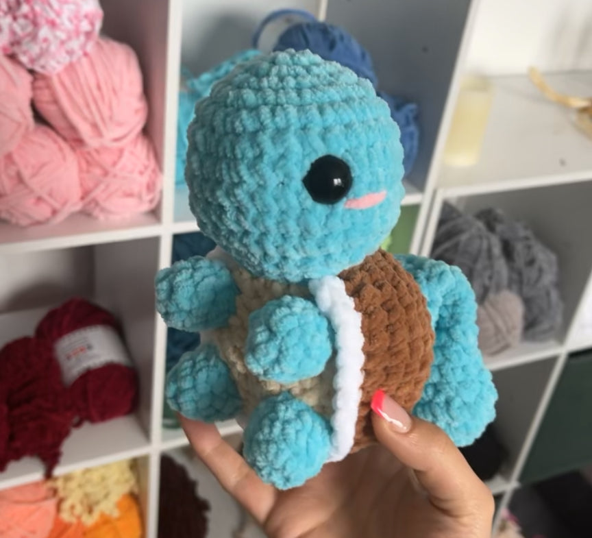 Pattern tortue bleue